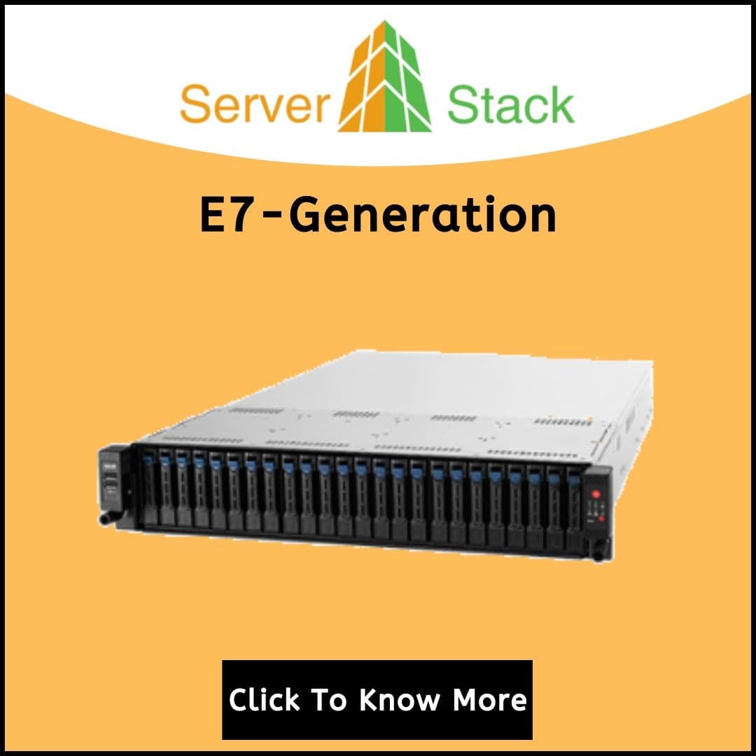 E7-Generation rack server
