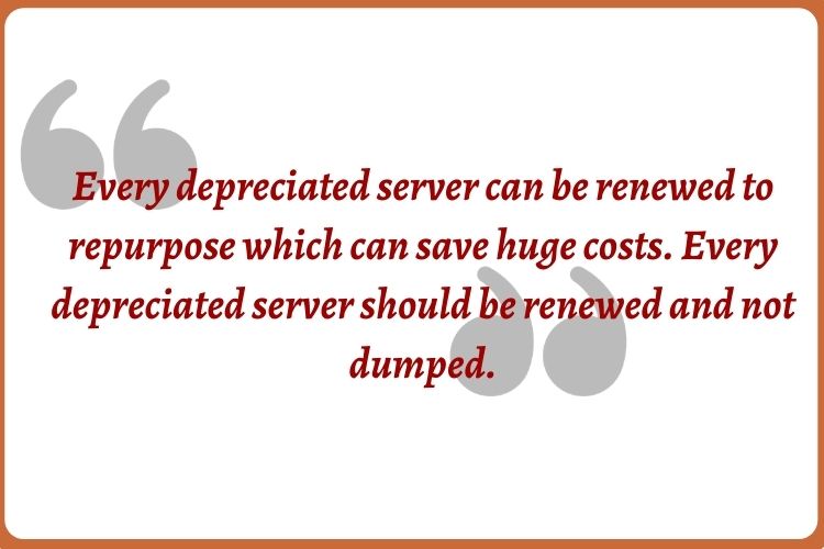 Server Recycling: the End of the Line