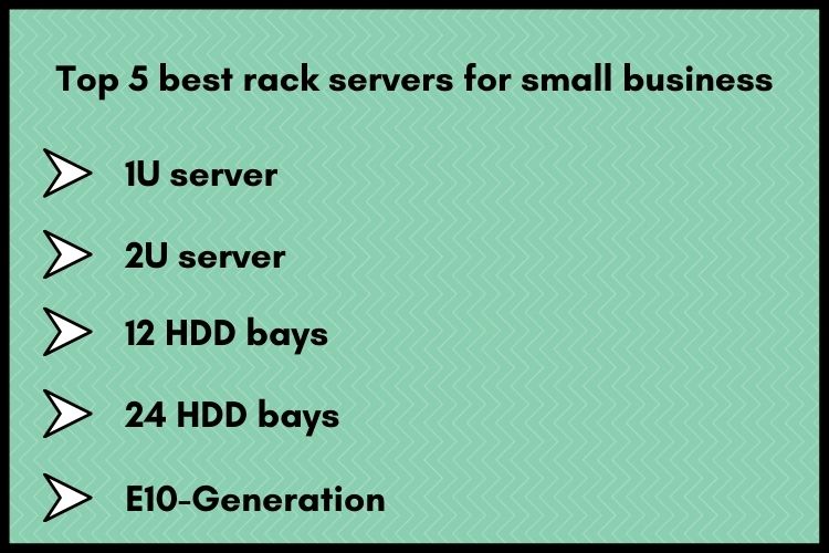 Top 5 best rack servers for small business