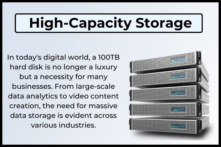 High-capacity servers accessible to a diverse clientele, from small businesses to large enterprises
