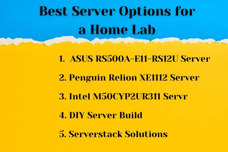 Best Server Options for a Home Lab