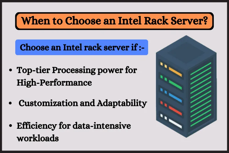 When to choose an Intel Rack Server based on performance, scalability, and reliability