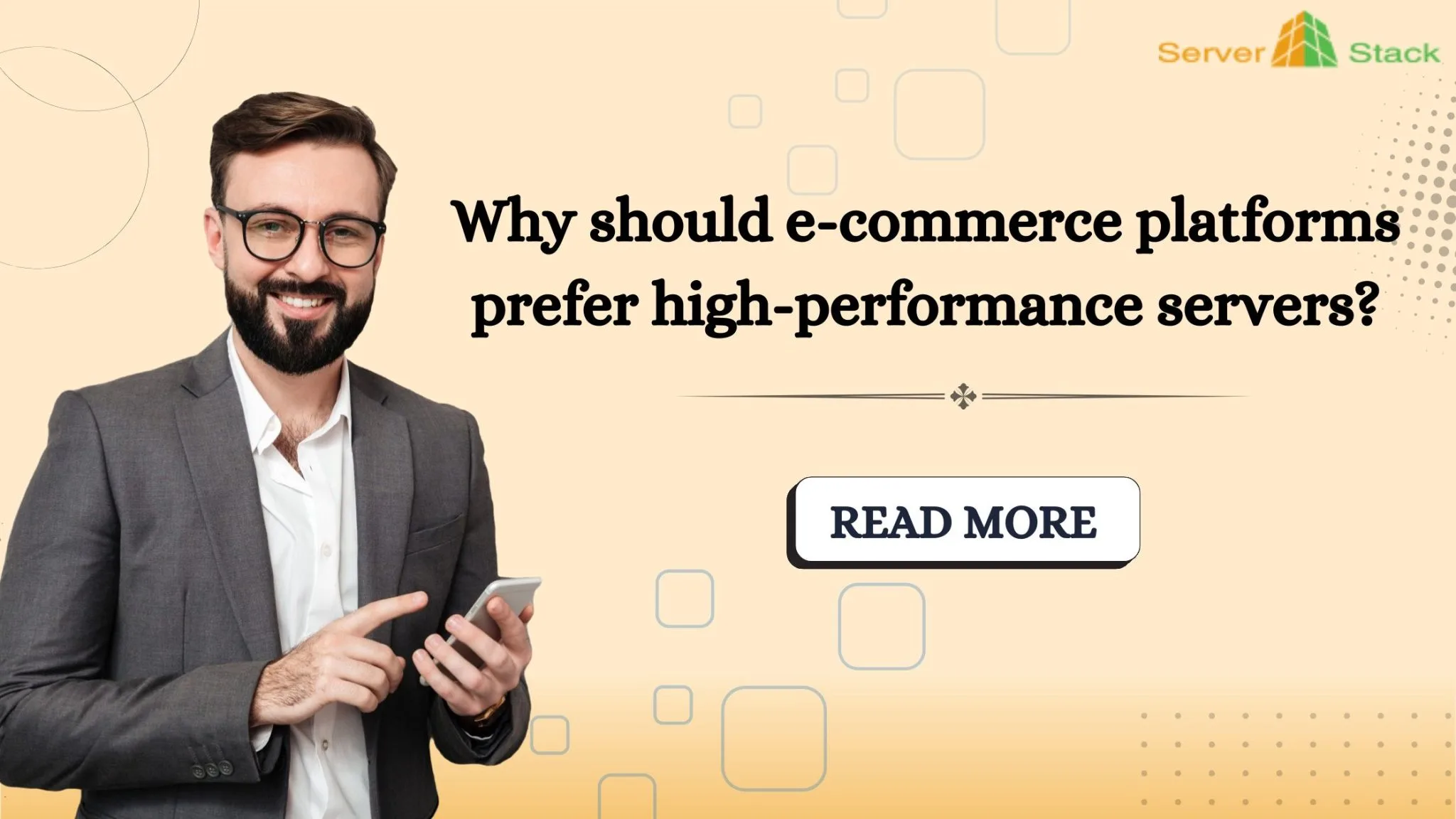Why should e-commerce platforms prefer high-performance servers?